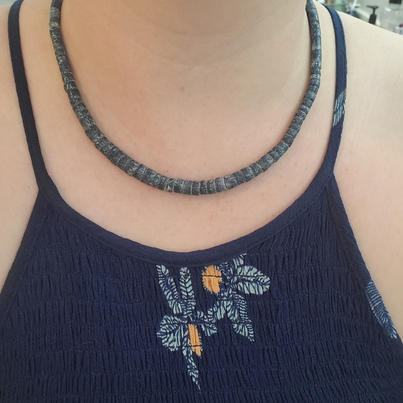 Blue stone necklace - Picture 2 of 4